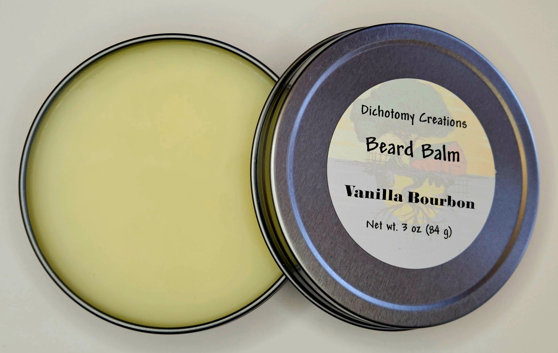 3oz Vanilla Bourbon beard balm