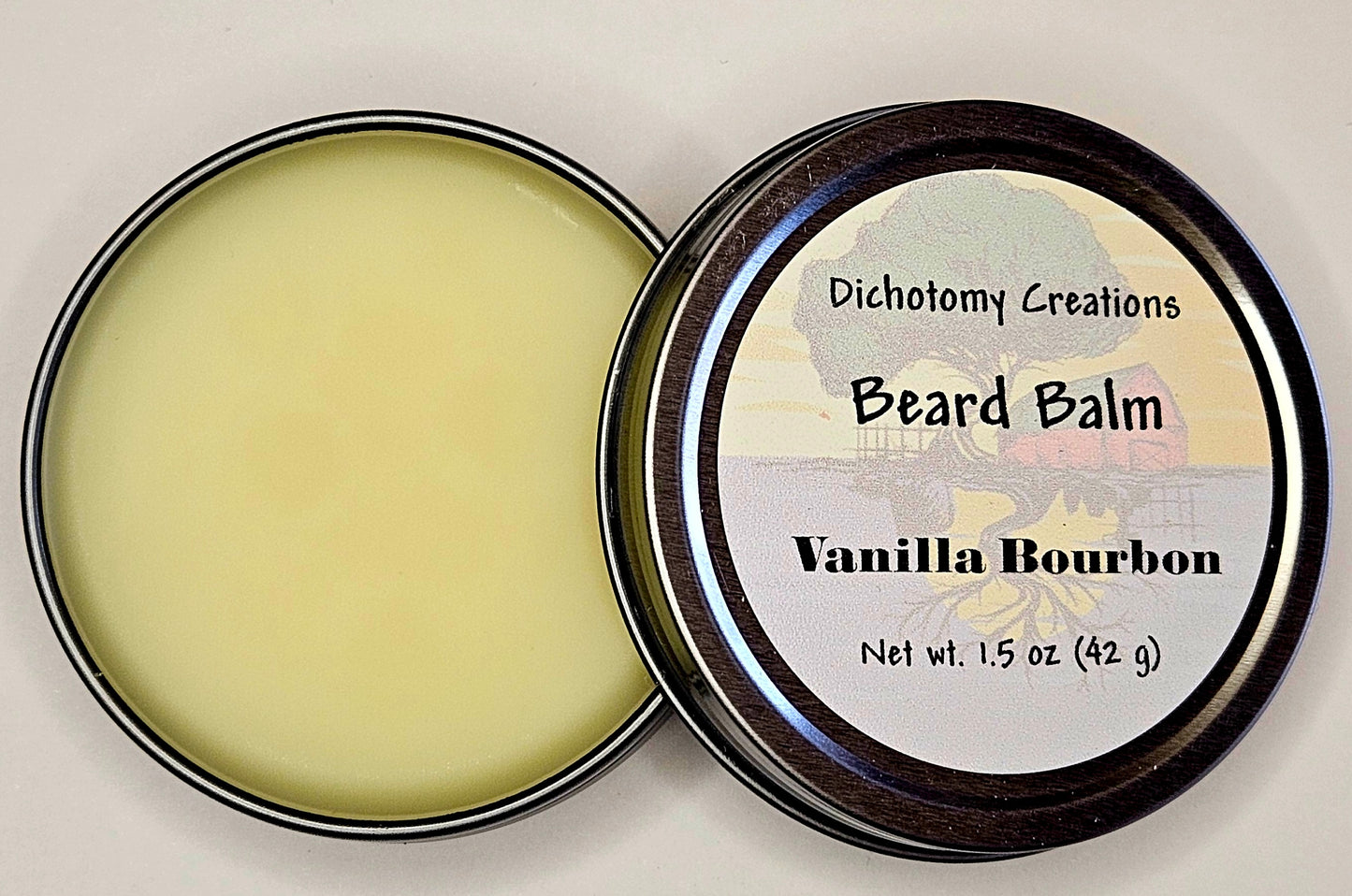 1.5oz Vanilla Bourbon beard balm