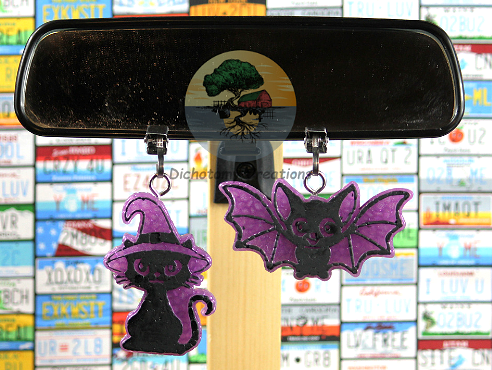Cat & Bat Vent Clips