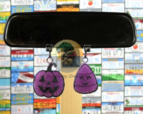 Pumpkin & Candy Corn Vent Clips