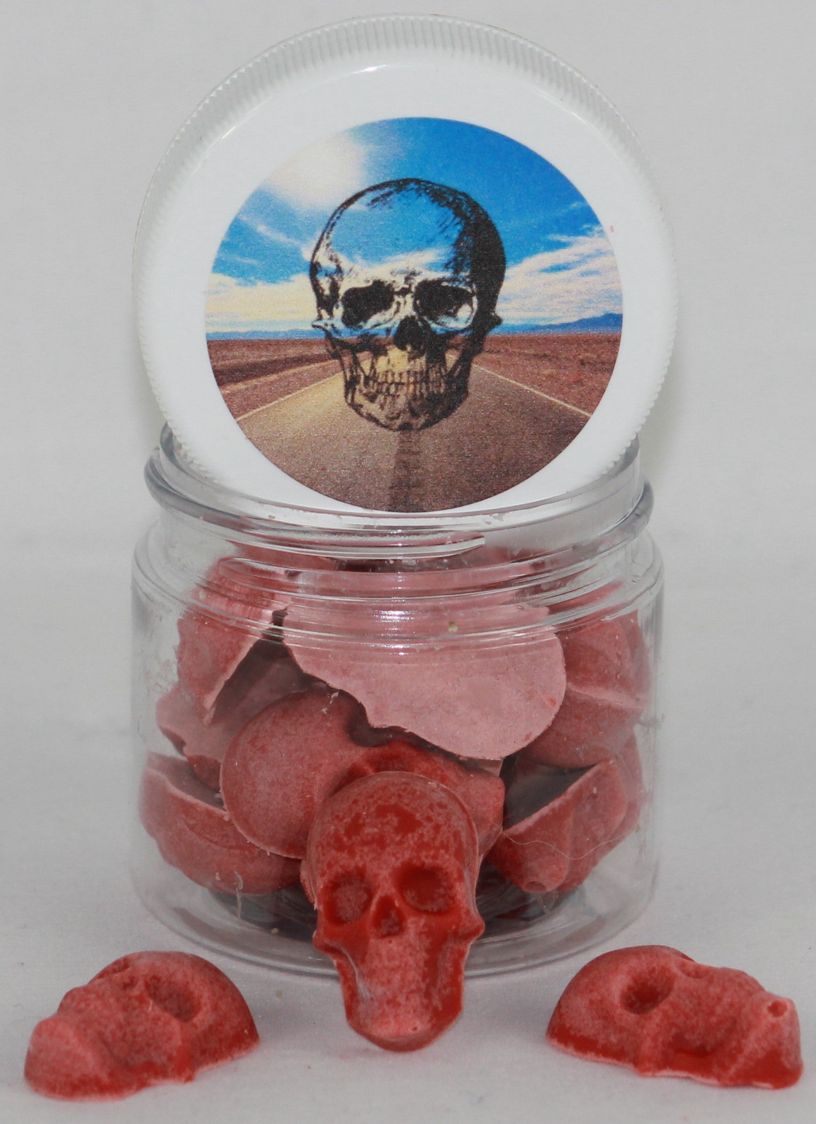 Road Head travel soaps shaped like skulls