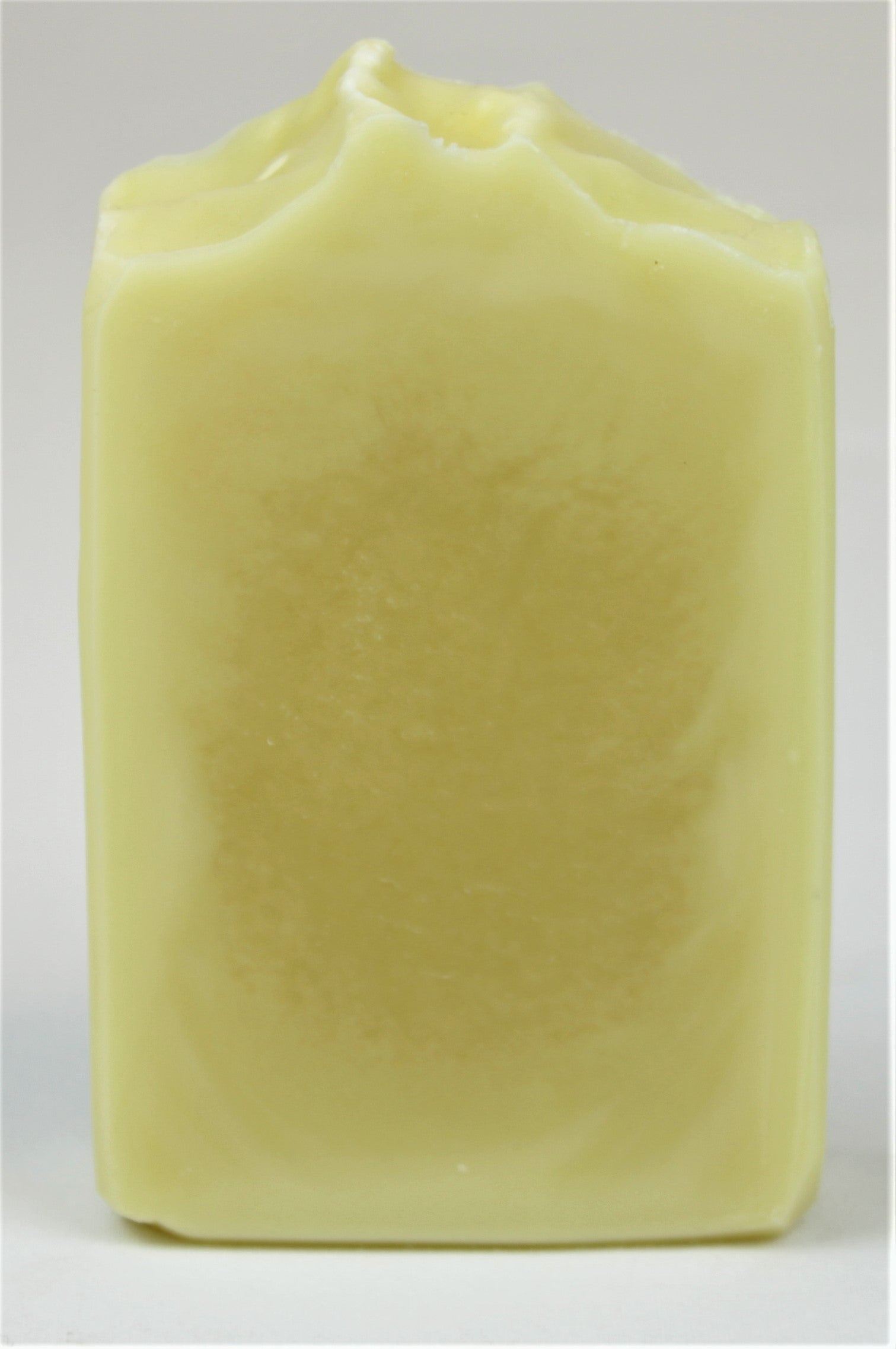 5oz bar of fragrance and colorant free homemade soap.