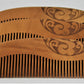 Stack of 3 sandalwood beard combs