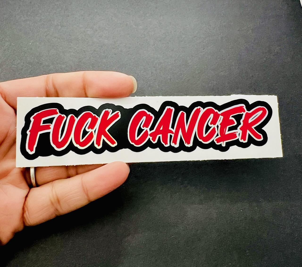 FUCK CANCER Decal