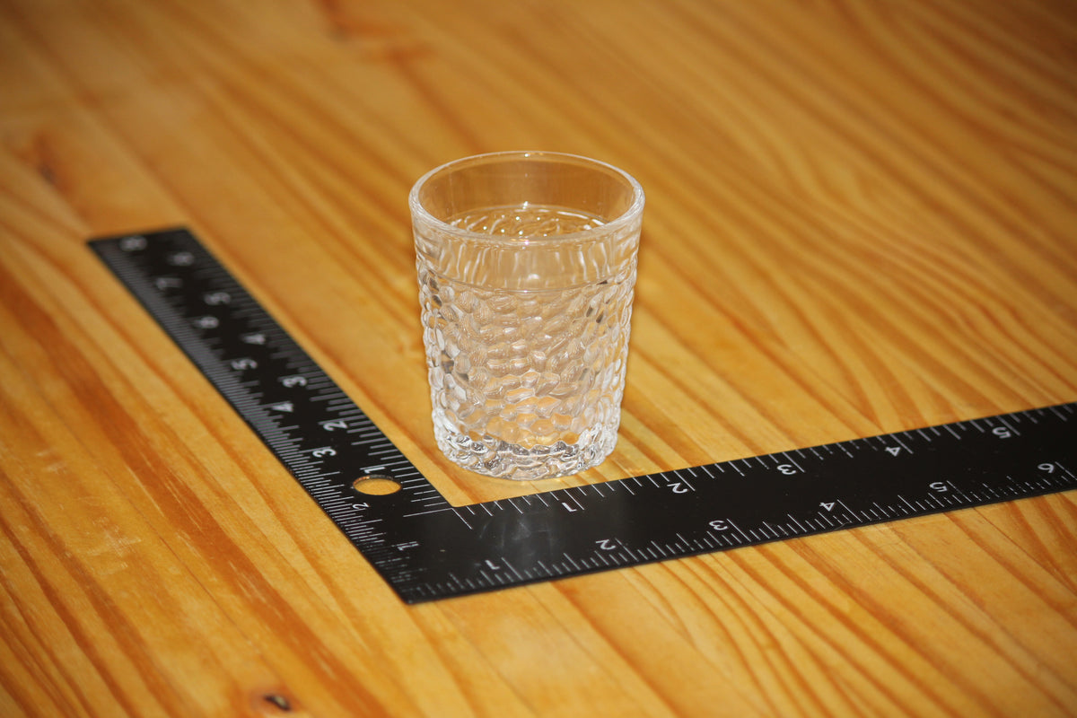 Textured Shot Glasses Set of 6- NEW IN BOX