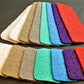 Soap saver pads, 8 colors in two sizes. 