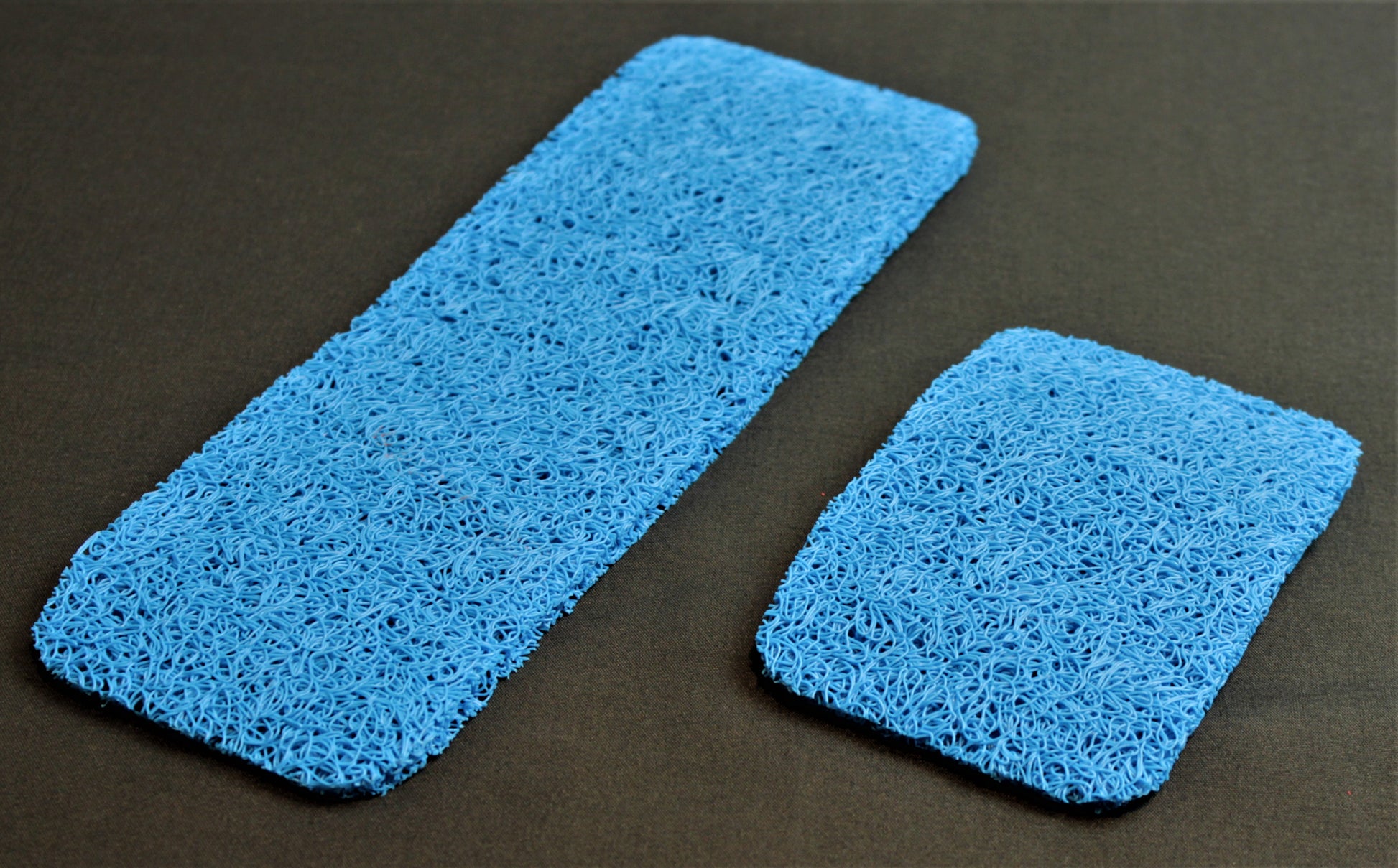 Blue soap saver pad- long and standard sizes