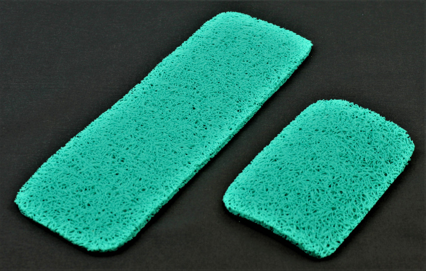 Teal soap saver pad- long and standard sizes