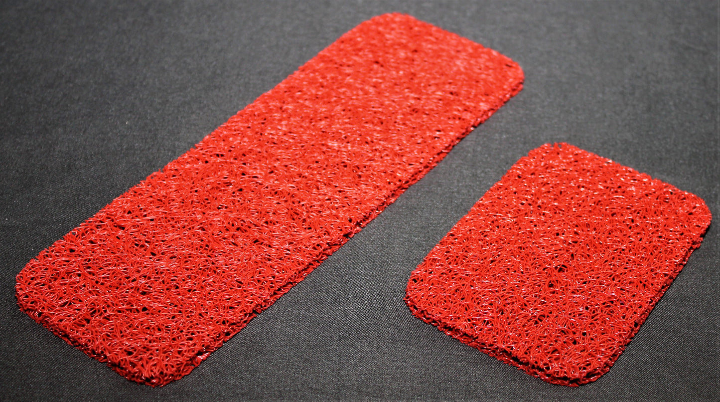 Red soap saver pad- long and standard sizes