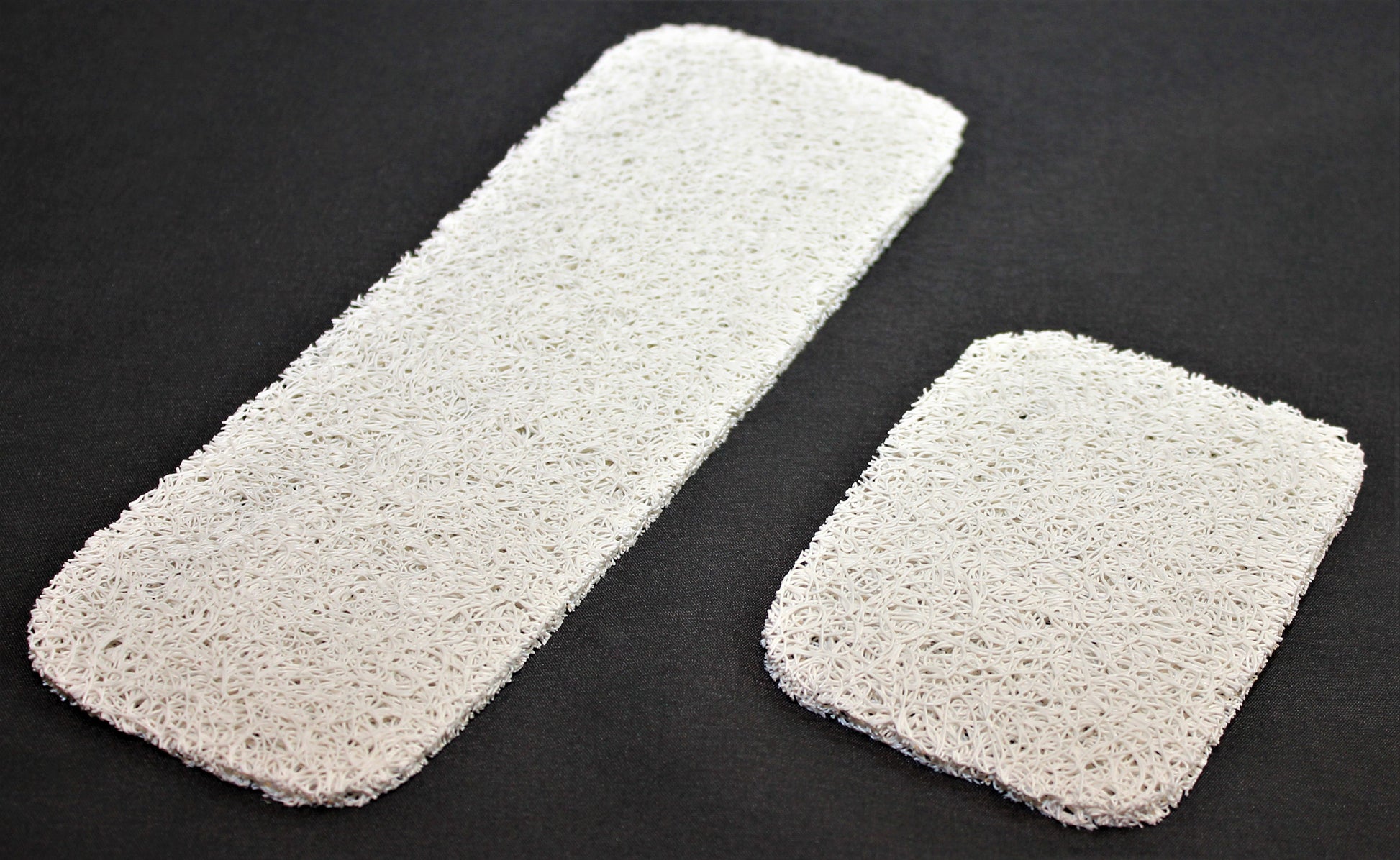 White soap saver pad- long and standard sizes